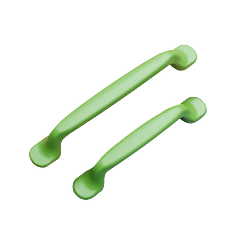 Factory direct supply of modern and simple aluminum alloy color handles, kitchen cabinets, drawers, wardrobes, furniture hardware, door handles wholesale Item Picture