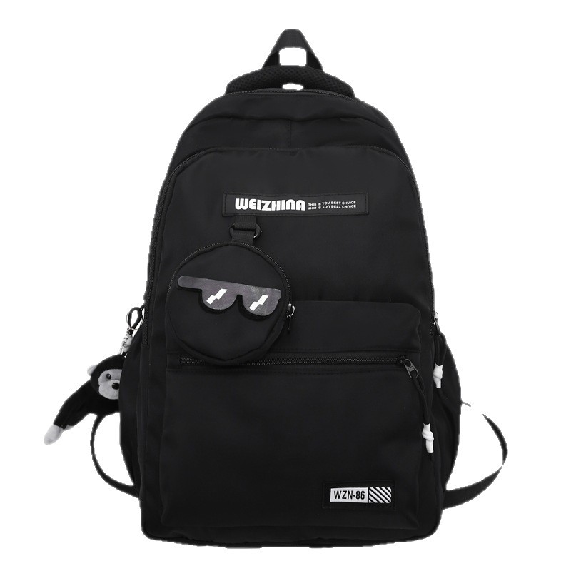 New style of backpack for students, daily sports and leisure on campus, trendy Korean style, large capacity, lightweight, junior and senior high school Item Picture