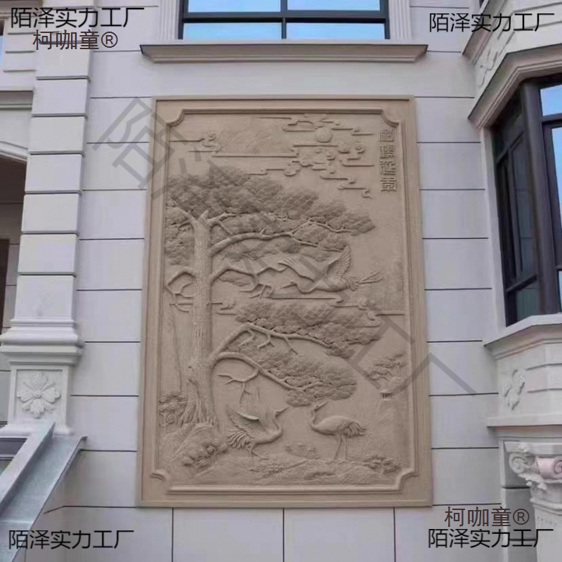 Foamed ceramic window casing, line wrapping, column wrapping, villa exterior wall eps foam relief flower board decorative component, Maitaibao Specification drawing