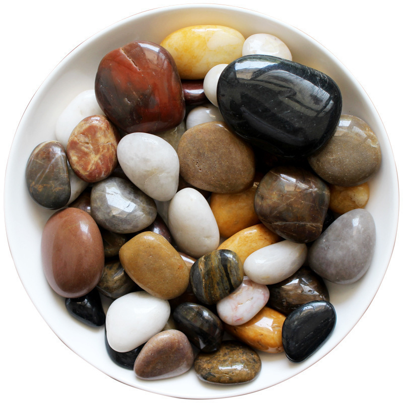 Stream stone fish tank bottom sand for landscaping, natural and original aquarium bottom volcanic pebble turtle tank sand Item Picture
