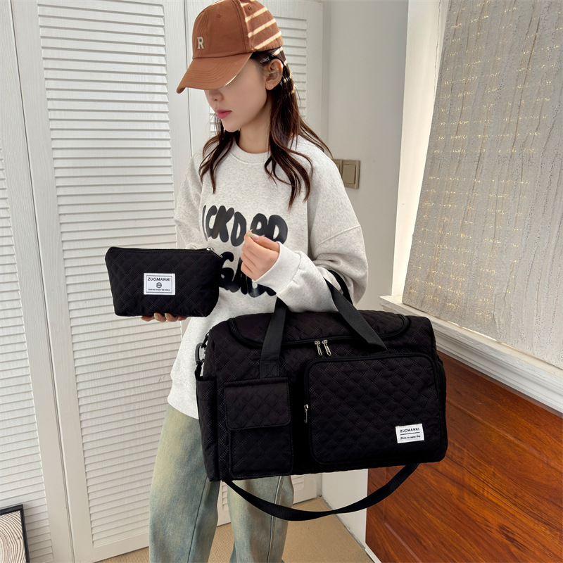 Wholesale large-capacity lightweight swimming and fitness bags, folding moving luggage storage bags, dry and wet separation bags for pregnant women awaiting delivery details Picture