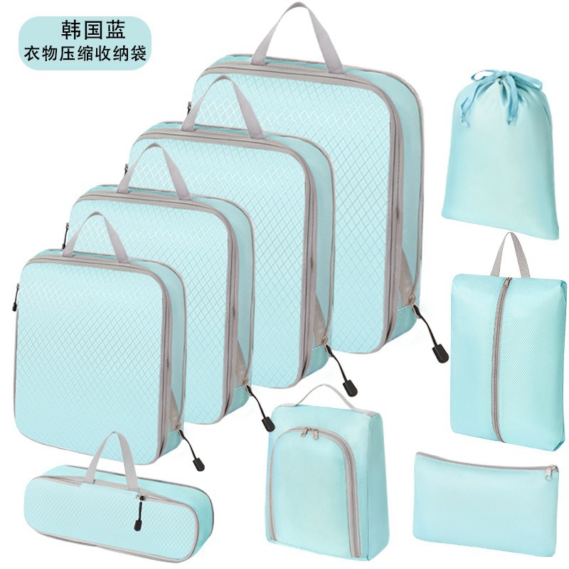 Travel compression storage bags for clothes, shoes, socks, digital cosmetics, luggage, clothes and underwear storage bags full figure