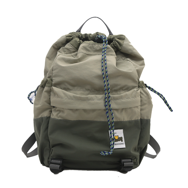 Lightweight backpacks for men and women with drawstring straps, student schoolbags, outdoor sports hiking bags, and niche durable travel backpacks Item Picture
