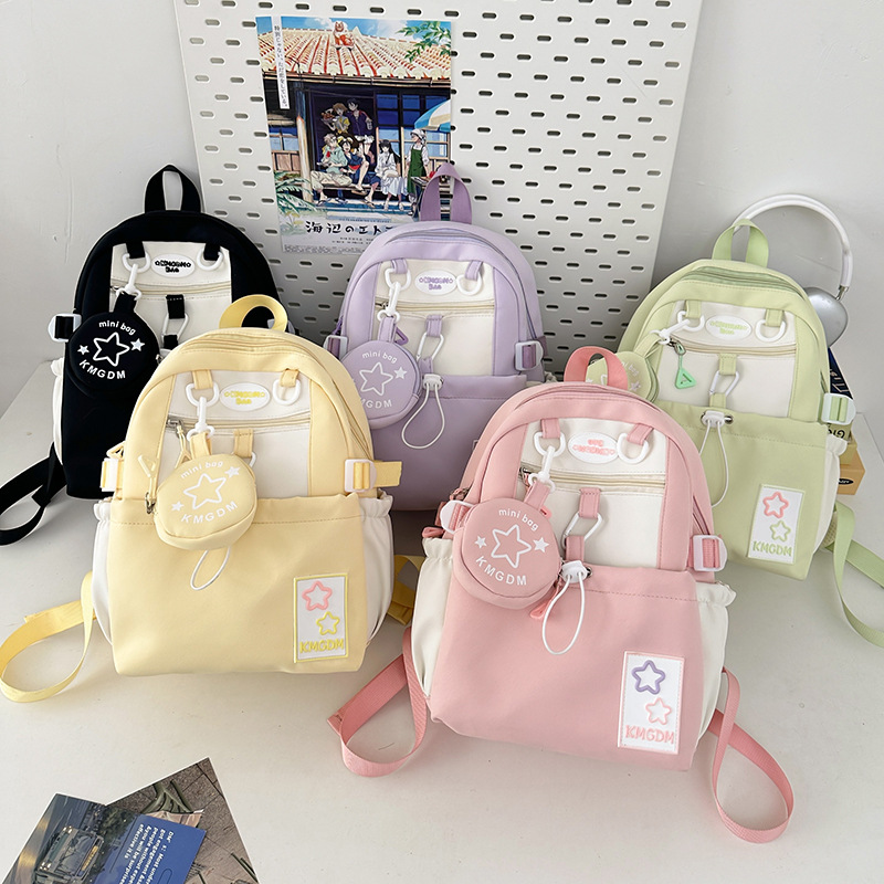 Cute girl, high appearance level backpack, Korean version of Star High School student backpack, large-capacity junior and senior high school schoolbag Application Scenario