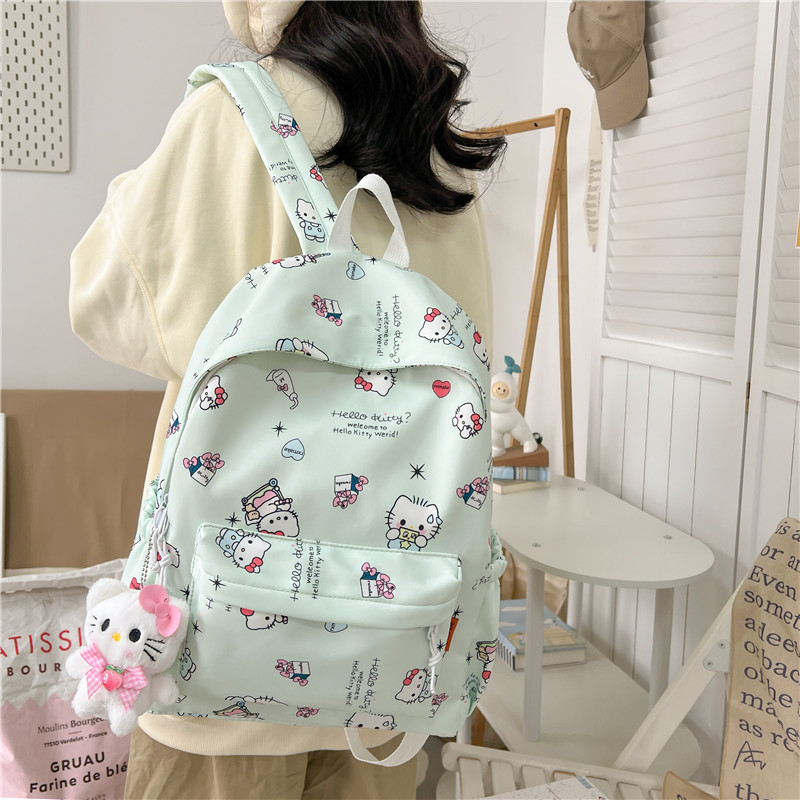Cute new female backpack for primary school students, a niche Korean-style large-capacity backpack for junior and senior high school students, a large-capacity backpack with reduced load Application Scenario