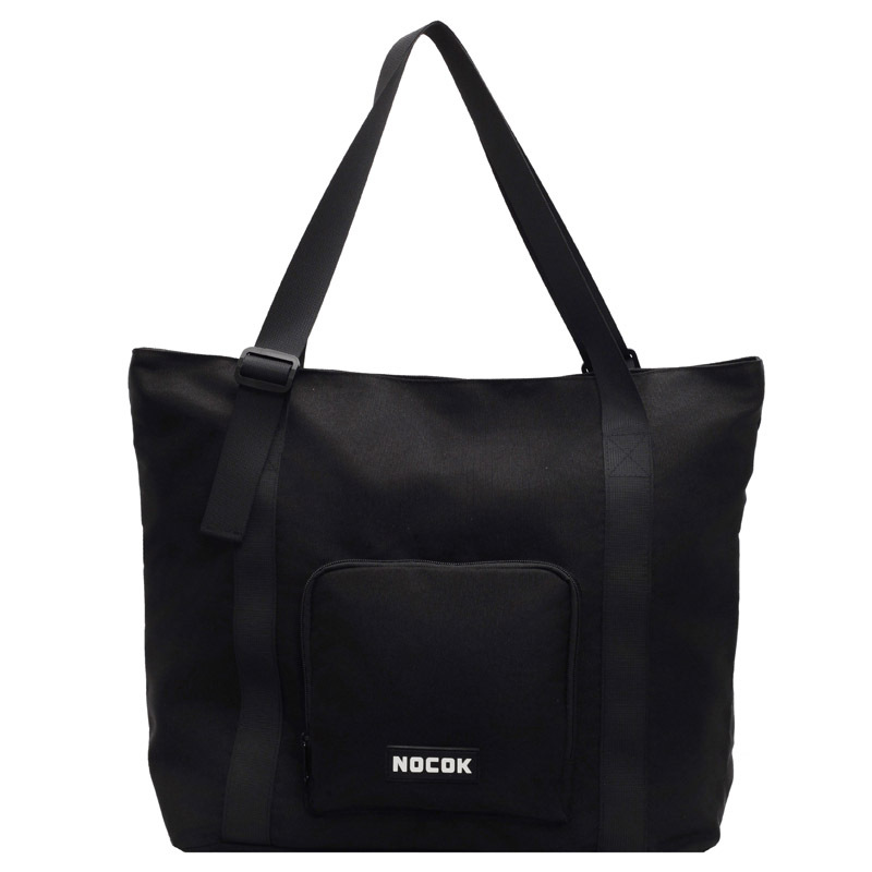 Wholesale large-capacity fashionable fitness bags, lightweight and casual short travel bags, women's foldable boarding hand shoulder bags Item Picture