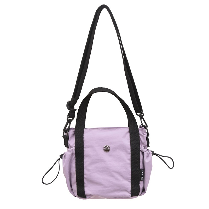 New cross-border versatile large-capacity handbag, women's single-shoulder bag, simple commuting bucket bag, student trendy tote bag Item Picture