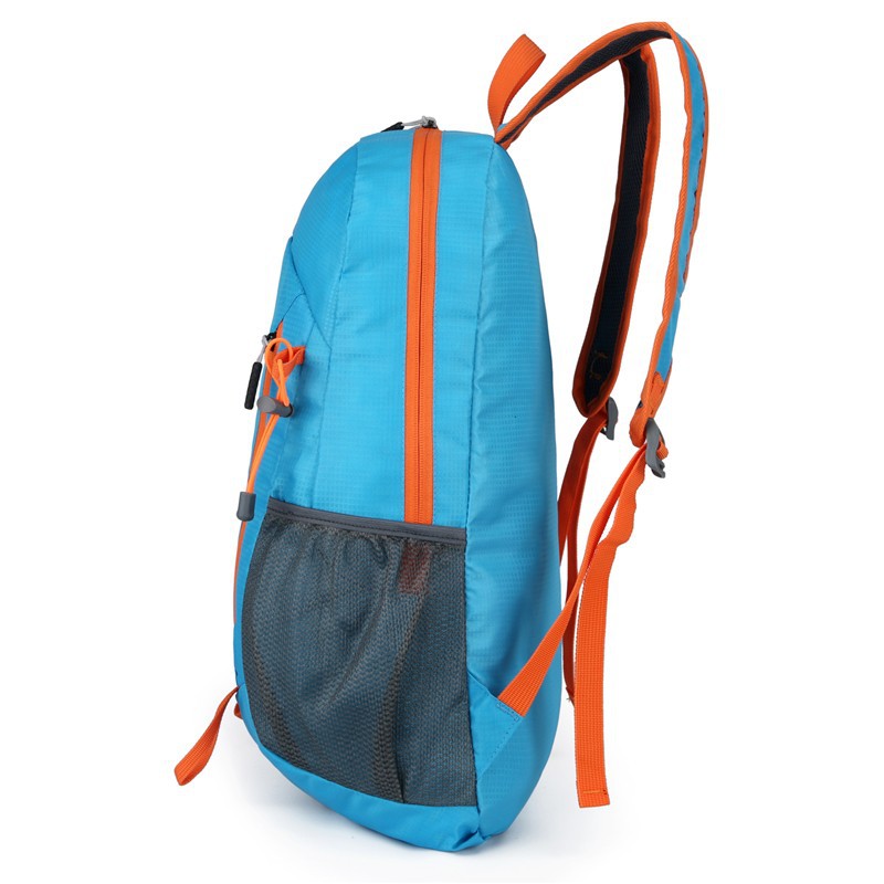 New outdoor hiking bag, portable, lightweight, large-capacity running sports backpack, skin bag, foldable backpack Specification drawing