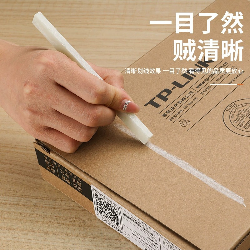 Talc pen, widened and thickened, industrial marking pen, construction site marker pen, large steel, crystal, colored drawing, gypsum fossil pen Specification drawing