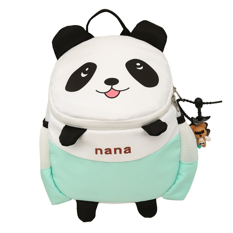 Cute panda backpack for kindergarten 2024 New style schoolbag, large-capacity children's fun and fashionable travel backpack Item Picture