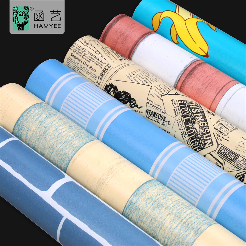 【 Factory Wholesale in Stock 】 Self-adhesive wallpaper for college student dormitories, wallpaper available in college student stores full figure