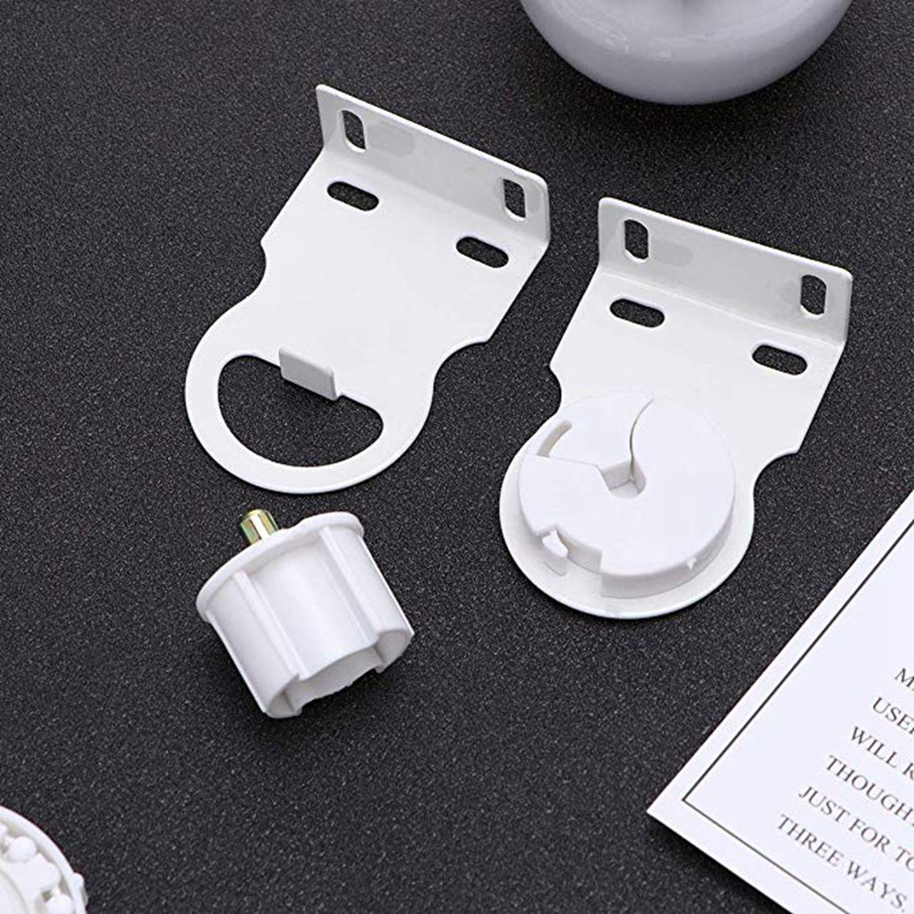 High-end roller blind accessories, universal head roller blind, roller blind with pull bead head bracket and iron feet, home and office roller blind accessories details Picture