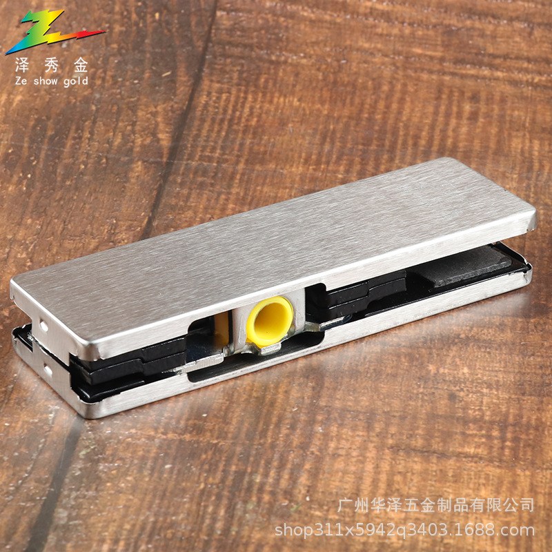 Wholesale factory direct supply of universal floor spring accessories for glass door clamps, frameless door clamps, stainless steel straight clamps, etc full figure