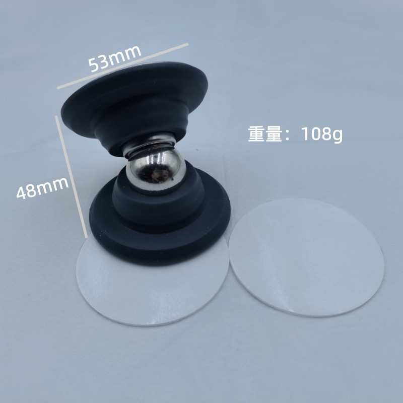 Ultra-short door stop, no need for drilling, strong magnetic anti-collision, mini magnetic impact, bedroom wooden door, low door stop, 5 cm windproof small door impact Specification drawing