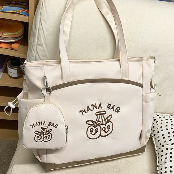 High appearance level, trendy multi-functional bag, large-capacity schoolbag for female students, versatile single-shoulder crossbody bag, and book bag full figure