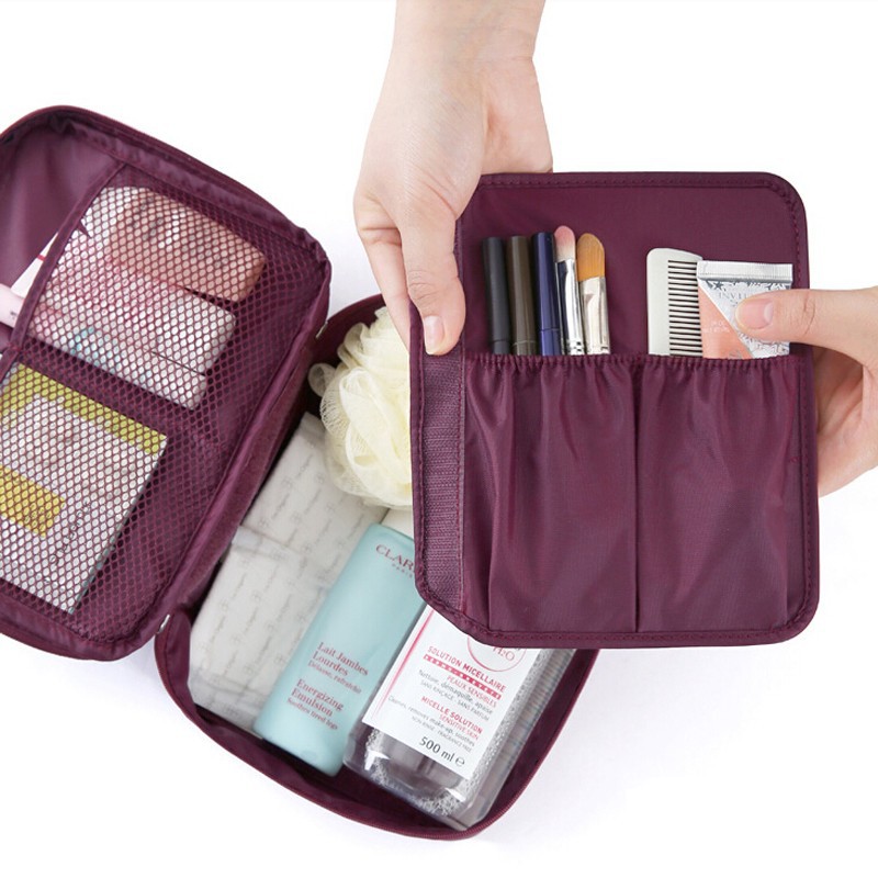 Korean version travel large-capacity second-generation toiletry bag, makeup bag, storage bag, multi-functional travel storage small bag Specification drawing