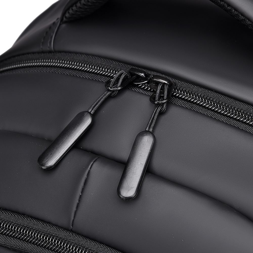 Simple commuting business backpack for men, high-end feel, large capacity, lightweight, casual travel backpack, student computer bag details Picture