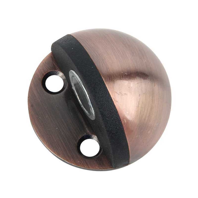 Stainless steel strong magnetic door stop without drilling, anti-collision door stop, rubber turtle top, door top, room door limiter Item Picture