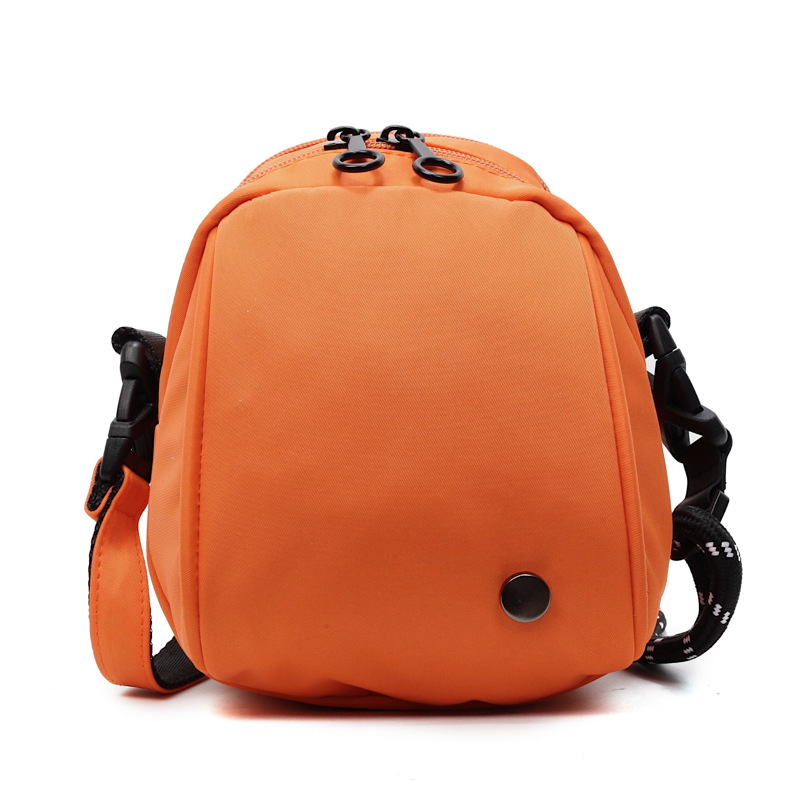 Waterproof color-blocking fabric bag for women, 2025 new style simple hand-held shoulder commuter bag, lightweight travel backpack, crossbody bag Item Picture