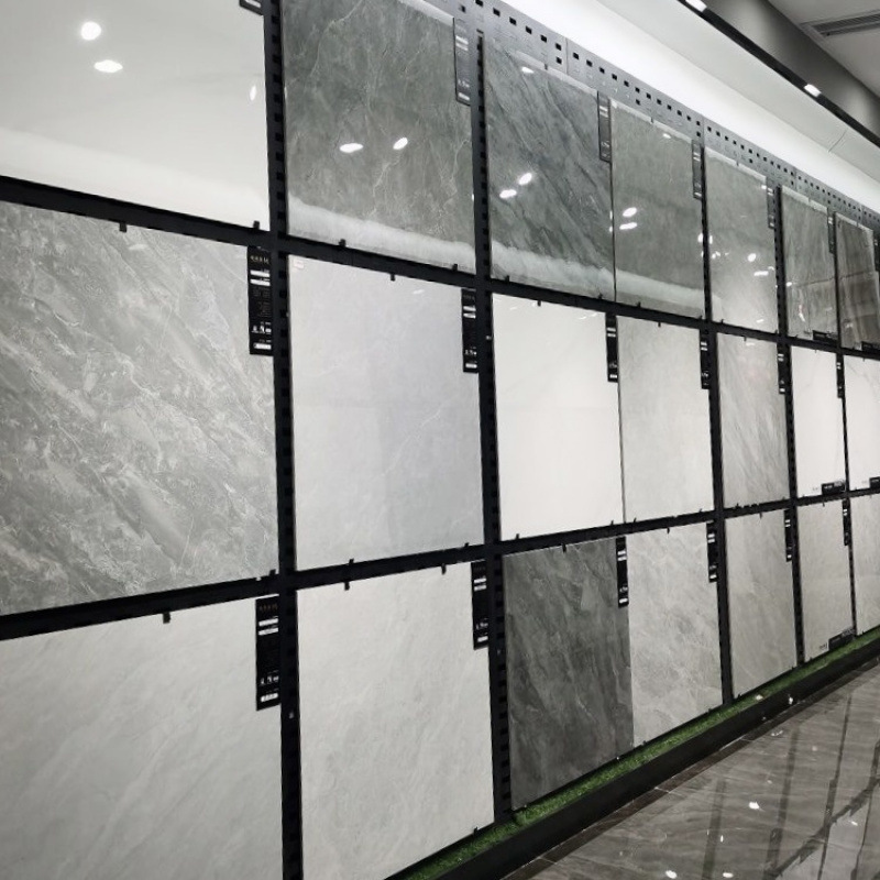 Guangdong Foshan full-body glazed tile floor tile 800x800 living room marble anti-slip and wear-resistant floor tile polished glazed tile details Picture
