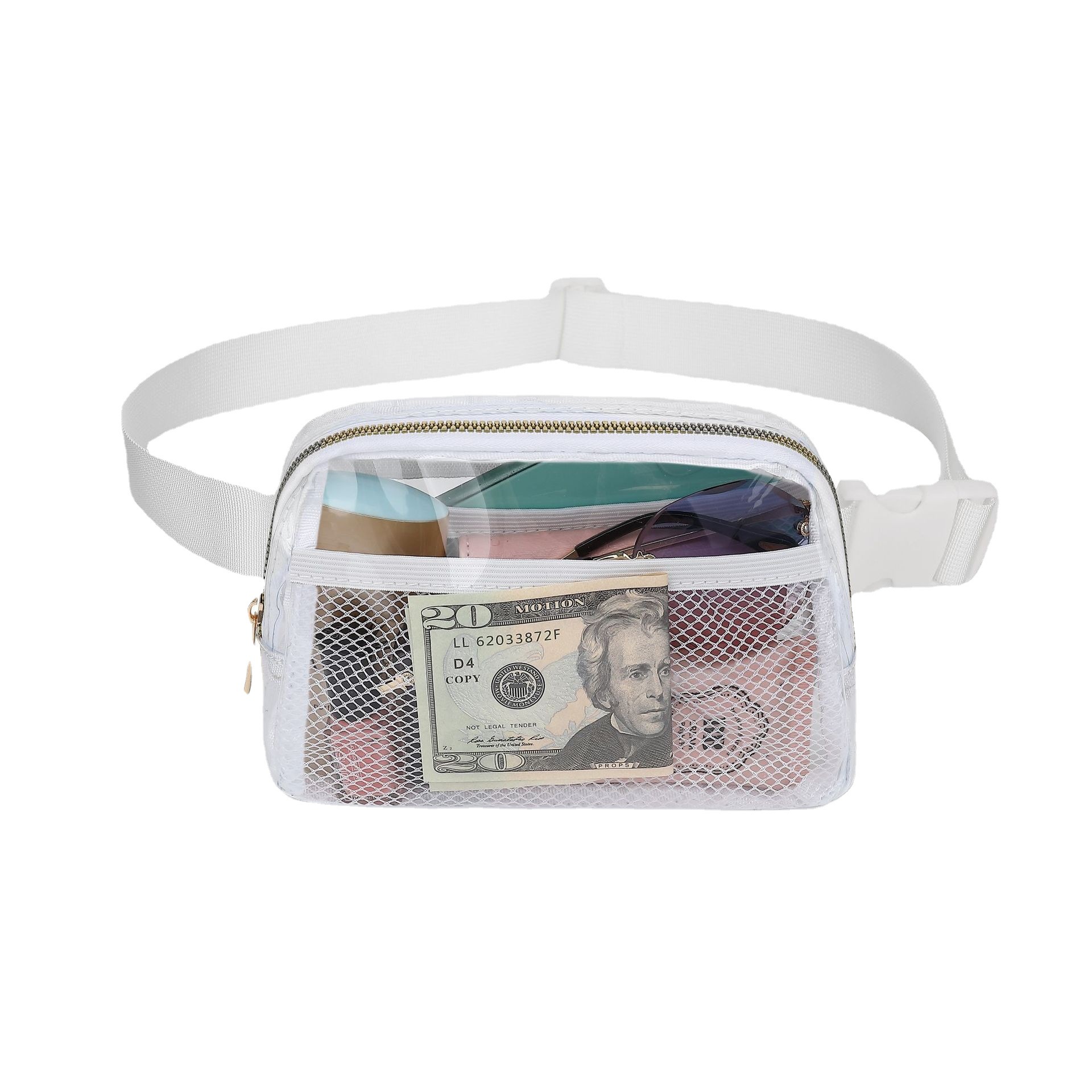 pvc transparent waist bags are selling well on Amazon. The security check for stadiums and concerts has been approved. Transparent chest bags are outsourced Item Picture
