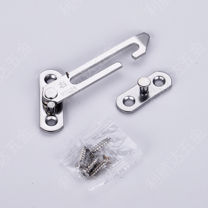Stainless steel children's limiters, casement window fixers, safety wind braces, top-hung Windows, detachable left and right window hooks, window buckles details Picture