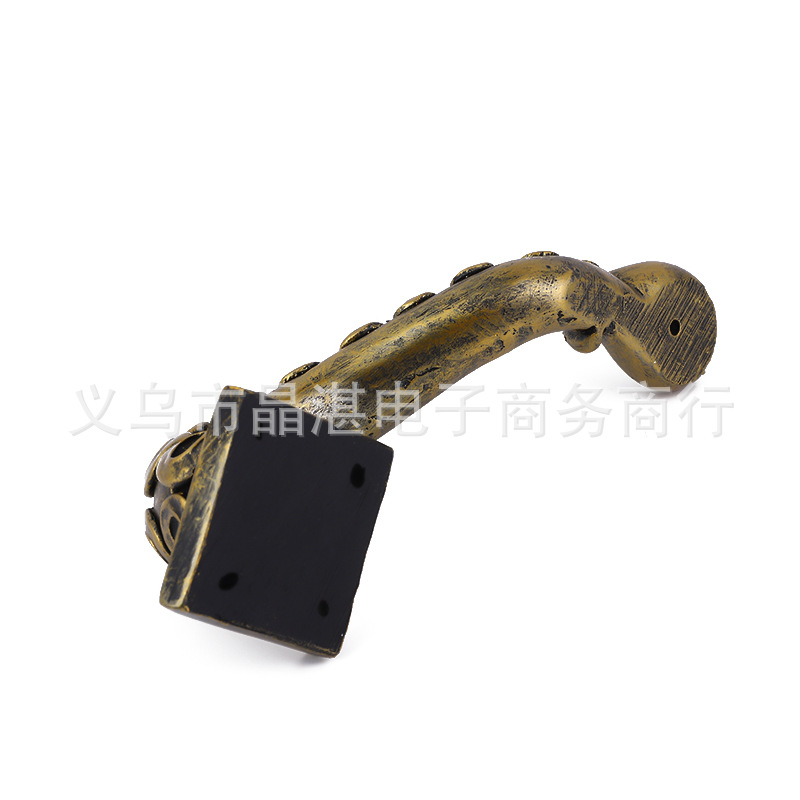 Cross-border door handle, steampunk retro octopus door handle, resin handicraft details Picture
