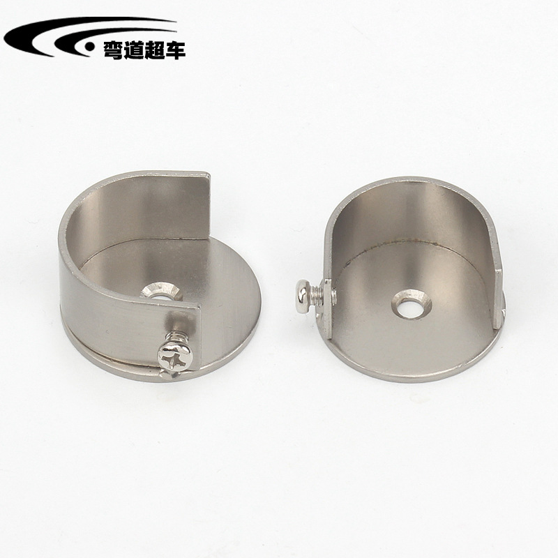 28mm pipe diameter Roman rod accessory, side bracket, curtain rod, wall support, wall code, wall bracket, side mounting code, opening and sealing Specification drawing