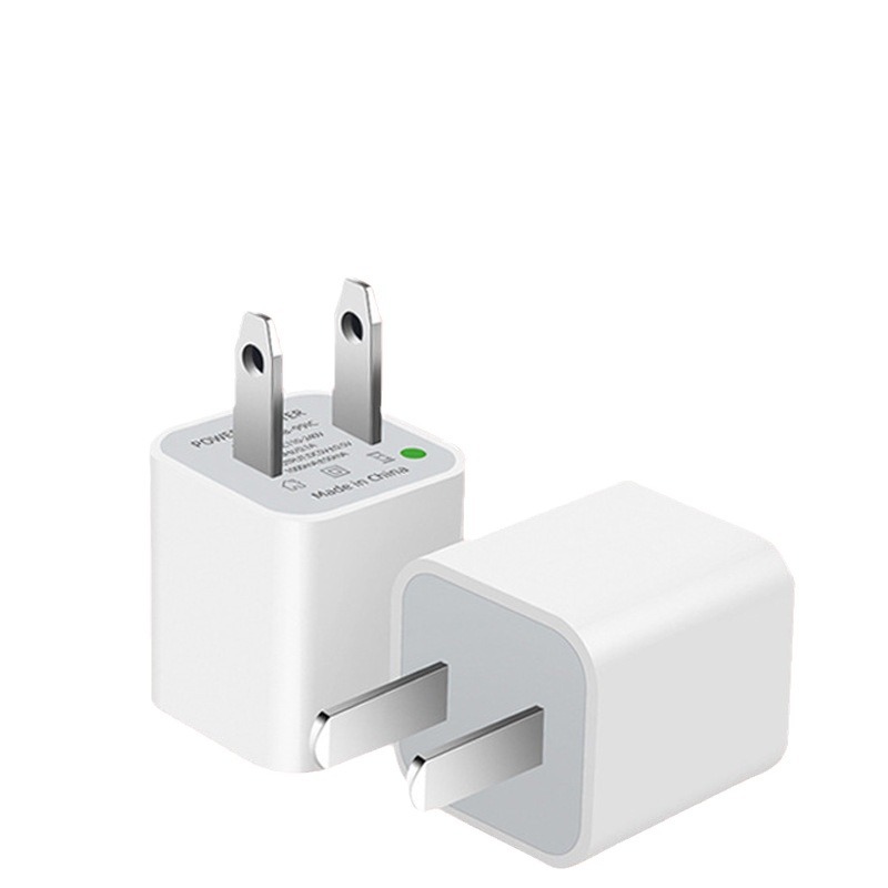 Little Green Dot mobile phone charger USB charging head 5v1a power adapter, European and American standard charging head, small household appliances Item Picture