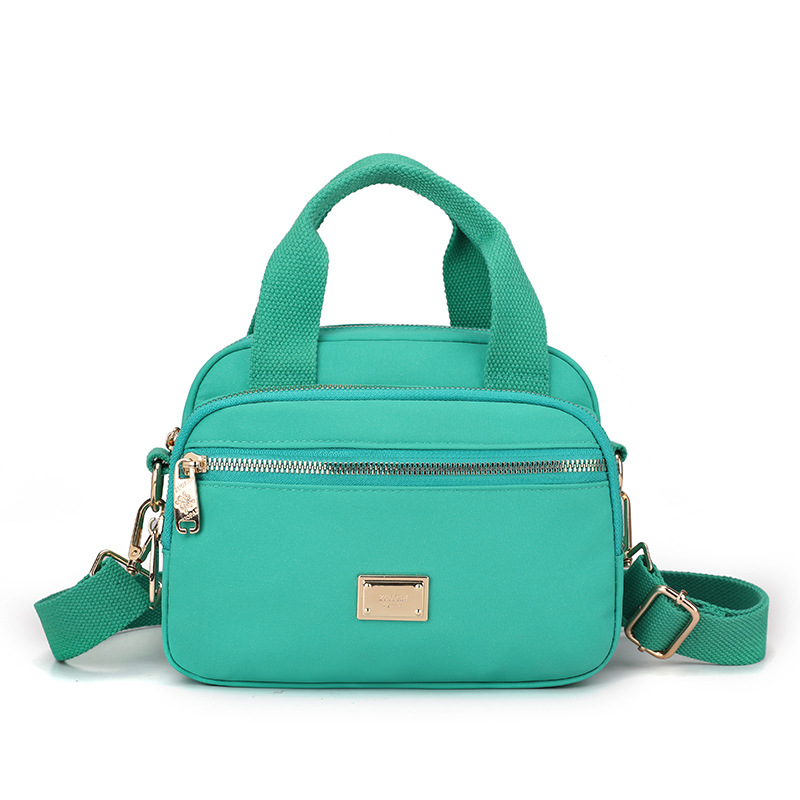 Nylon fabric women's bag 2025 Spring New Cross-border Trend Lightweight women's hand-held small bag Casual single-shoulder crossbody bag Item Picture