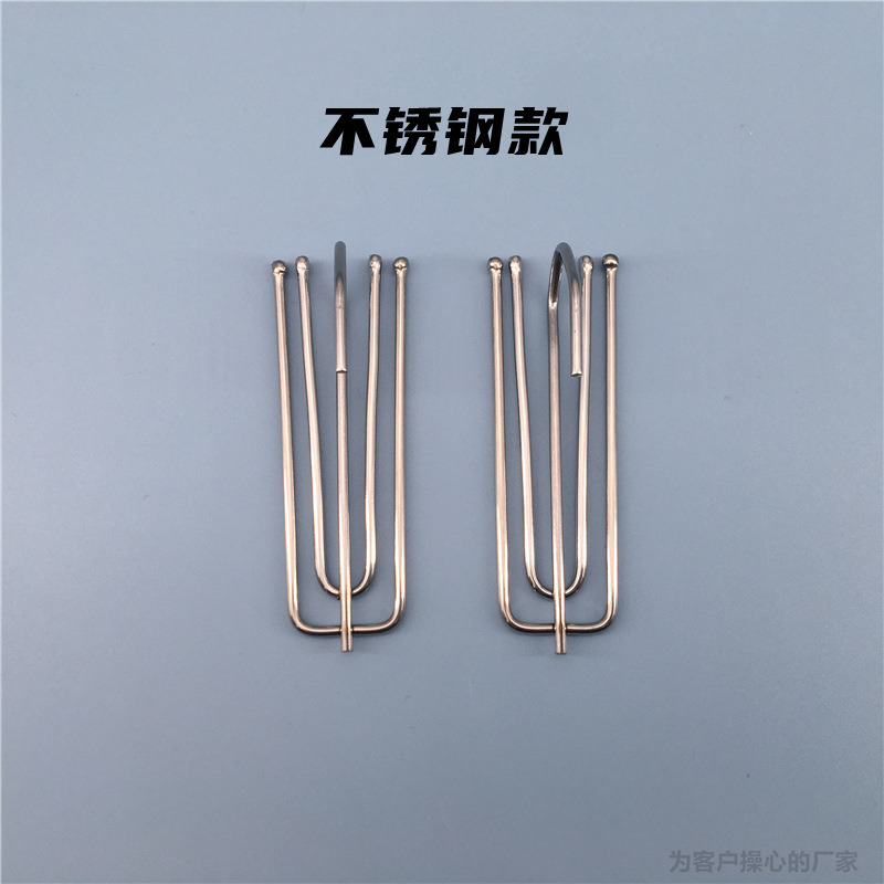 Curtain hooks, fabric curtains, curtain accessories, four-claw hooks, curtain hooks, curtain hooks, fabric fork hooks, curtain hooks, fabric fork hooks Specification drawing