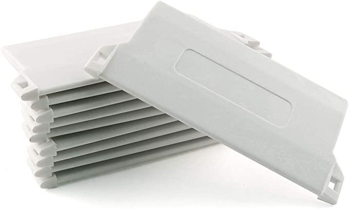 Cross-border supply of 89MM (3.5-inch) vertical heavy board 10-piece set, vertical blinds, Venetian blinds and curtain accessories full figure