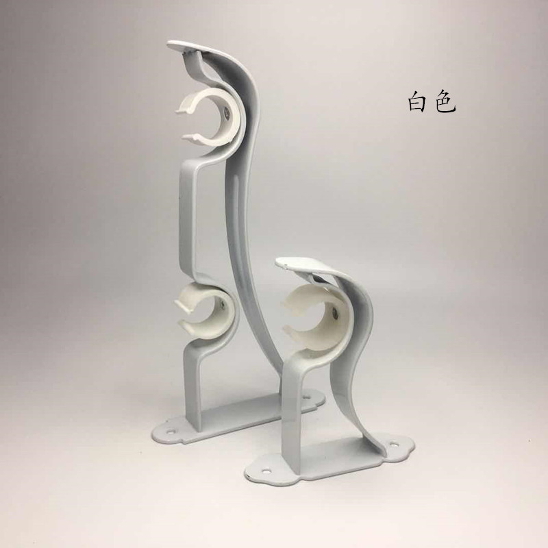 Ironwork Roman pole bracket, single and double Roman pole curtain pole bracket, Roman pole accessories, curtain accessories Application Scenario