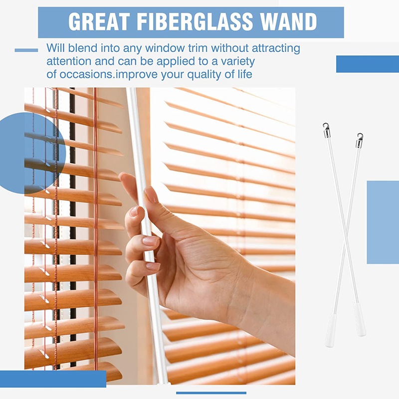 12/17-inch Venetian blind rotating rod alloy fiberglass curtain pull rod control rod curtain rotating rod accessories Application Scenario
