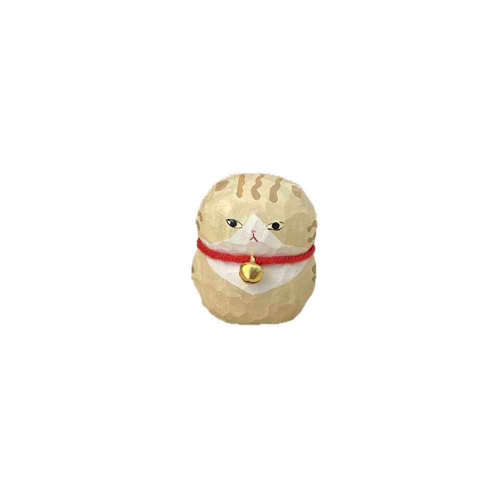 WDD17 Q Version Bell Cat Office desk decoration, car hanging ornament, creative gift for friends, toy doll Item Picture