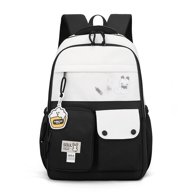 Girls' Korean-style fresh and clean backpacks for junior and senior high school students, Japanese-style cute backpacks for students in grades 3 to 6 Item Picture