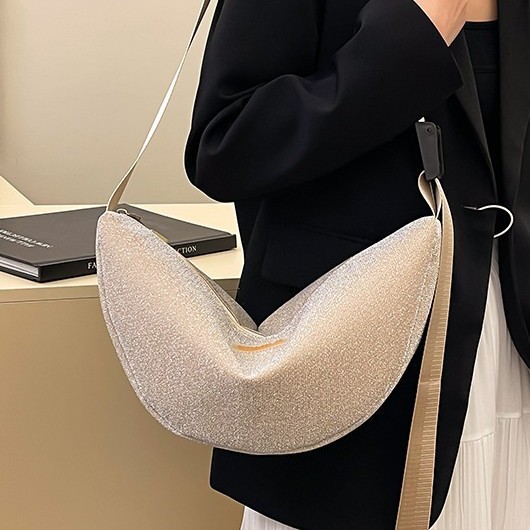 Korean-style fashionable denim bag, women's forest-style washed crossbody bag, trendy commuting single-shoulder bag, versatile dumpling bag Specification drawing