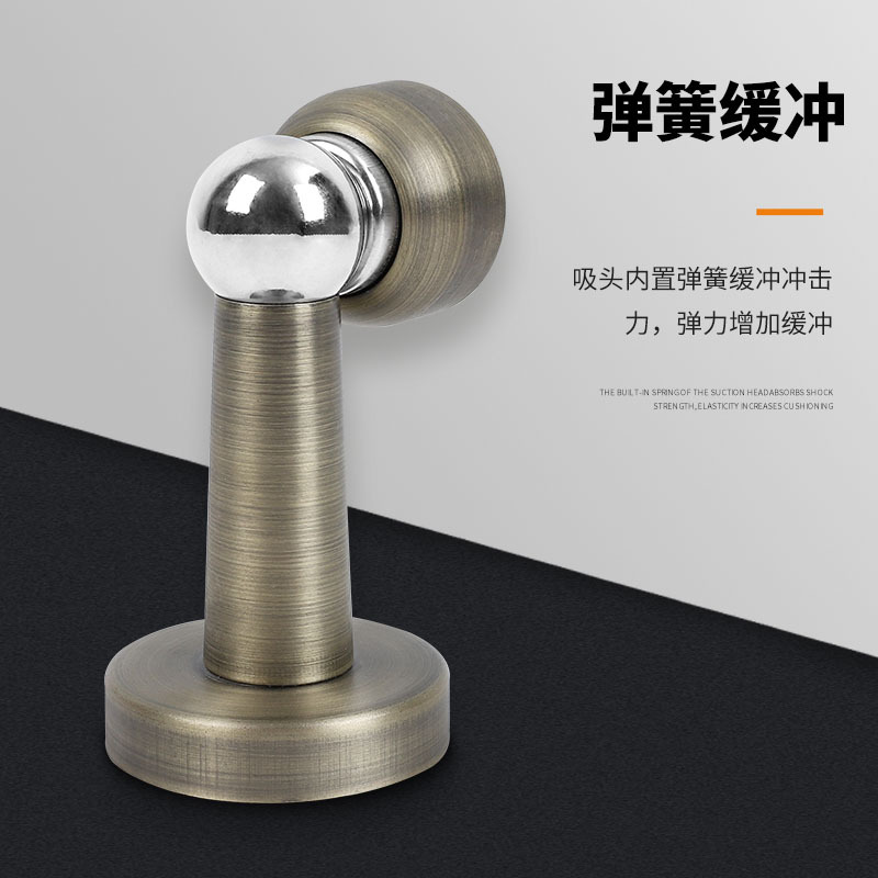 Strong magnetic thickened perforated stainless steel invisible door wall suction, wooden door engineering model door stop suction, anti-collision door stop suction Application Scenario