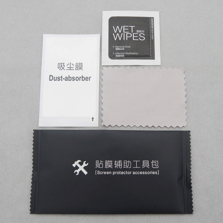 Mobile phone film application tool kit, tempered film application tool, alcohol bag, suede velvet film application auxiliary tool kit details Picture
