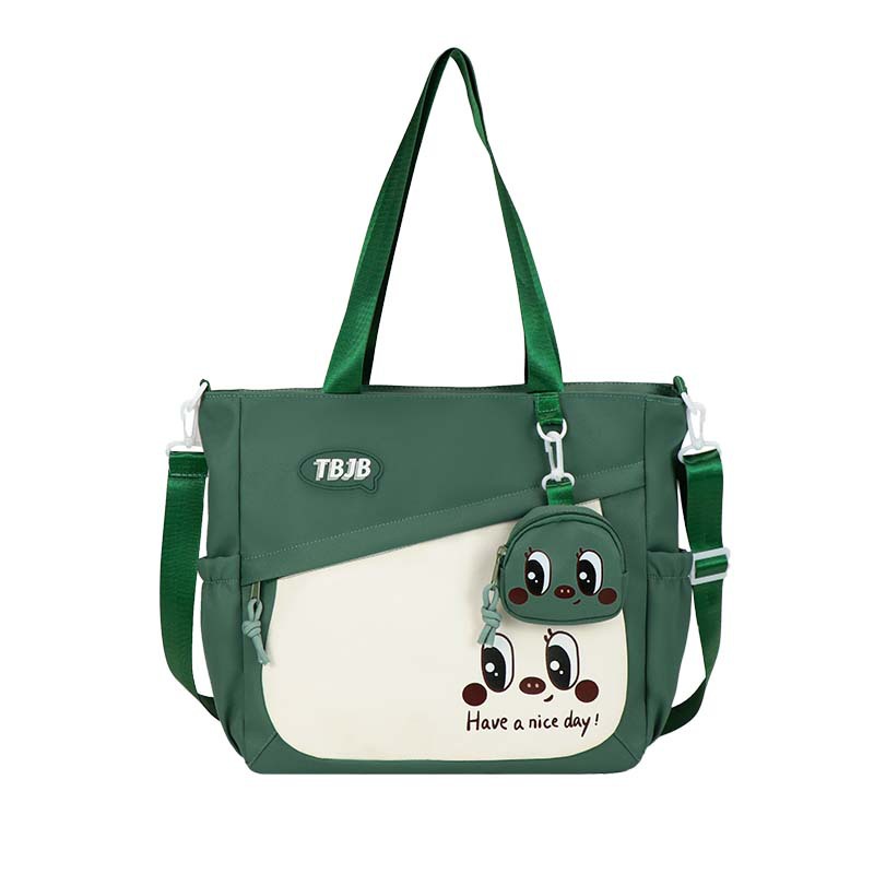 The new fashionable color-blocking light crescent-shaped bag is versatile. The large-capacity dumpling bag is fresh and laid-back. It's a single-shoulder crossbody bag Item Picture