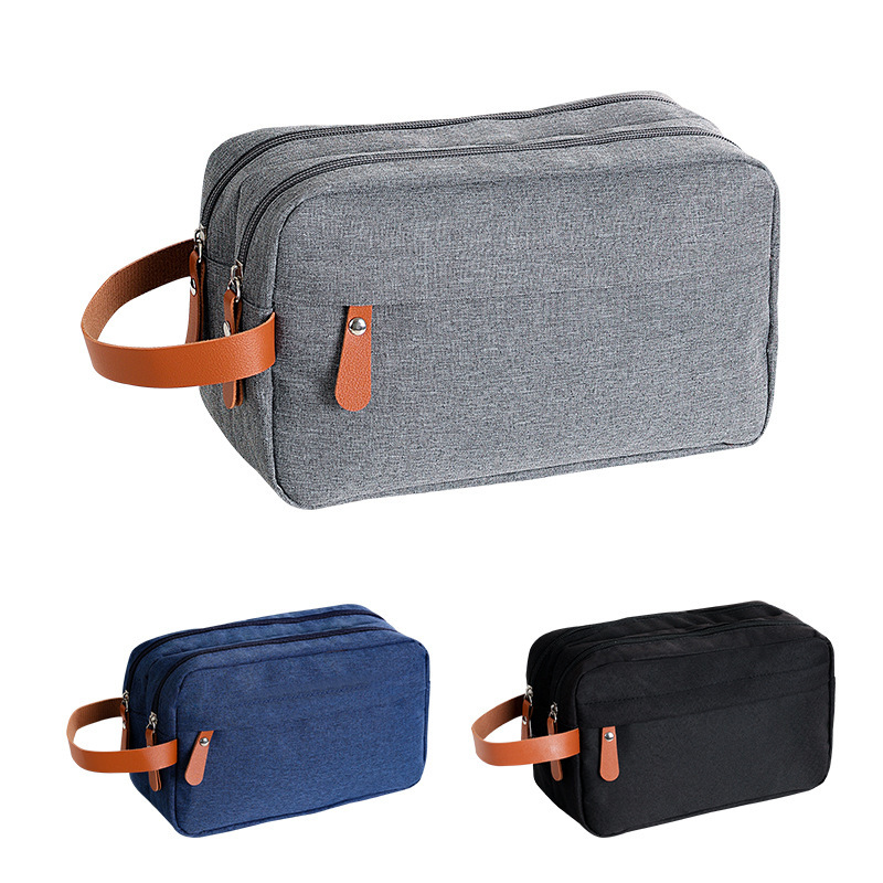 Cationic travel storage bag, compartmentalized toiletry bag, portable makeup bag, large capacity, portable for men on business trips Item Picture