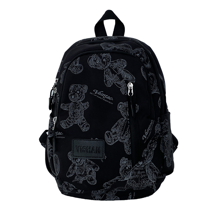 Japanese-style InS-style casual small backpack, lightweight schoolbag, high school and junior high school students, large-capacity backpack for teenage girls and college students Item Picture