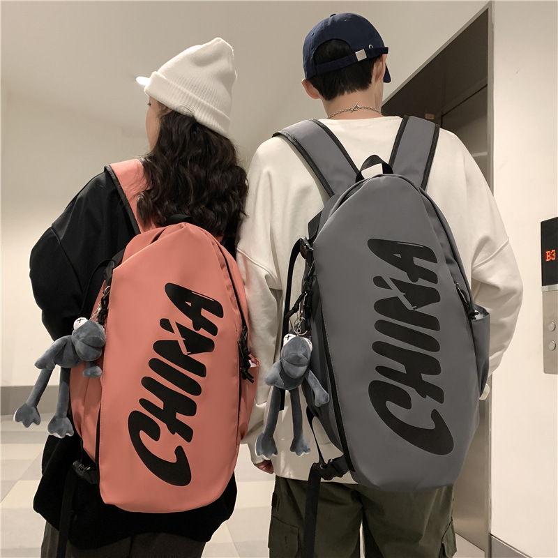 Wholesale of 2024 new minimalist men's and women's backpacks, daily outdoor backpacks, and casual school bags for middle and high school students from the source details Picture