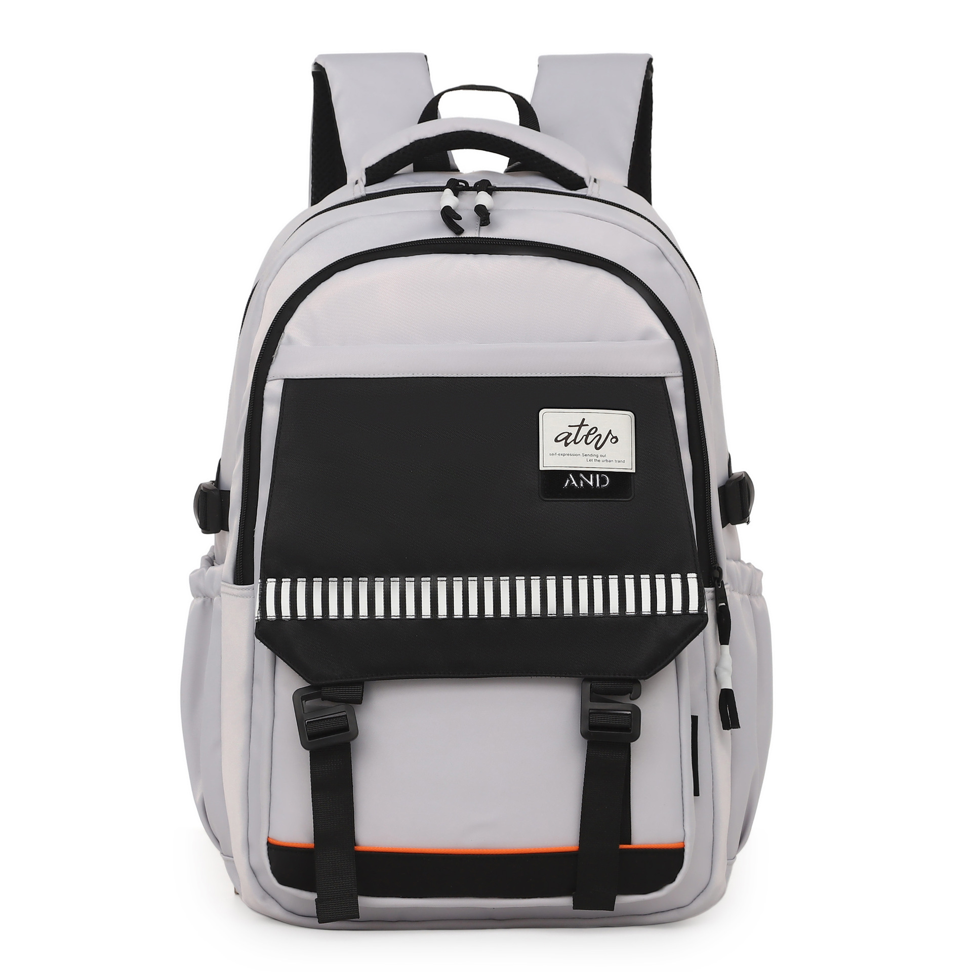 New large-capacity schoolbag for men, cool and trendy couple casual backpacks, Korean version of ins computer backpacks for junior and senior high school students Item Picture
