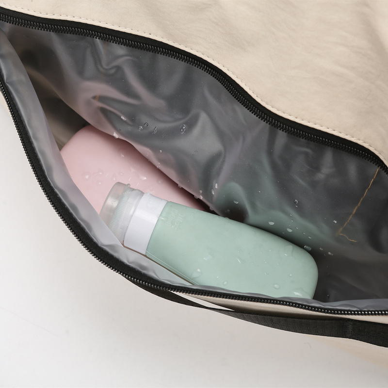 Dry-wet separation sports and fitness bags, large-capacity carry-on luggage bags, luggage bags, short-distance business trip travel bags, swimming bags Specification drawing