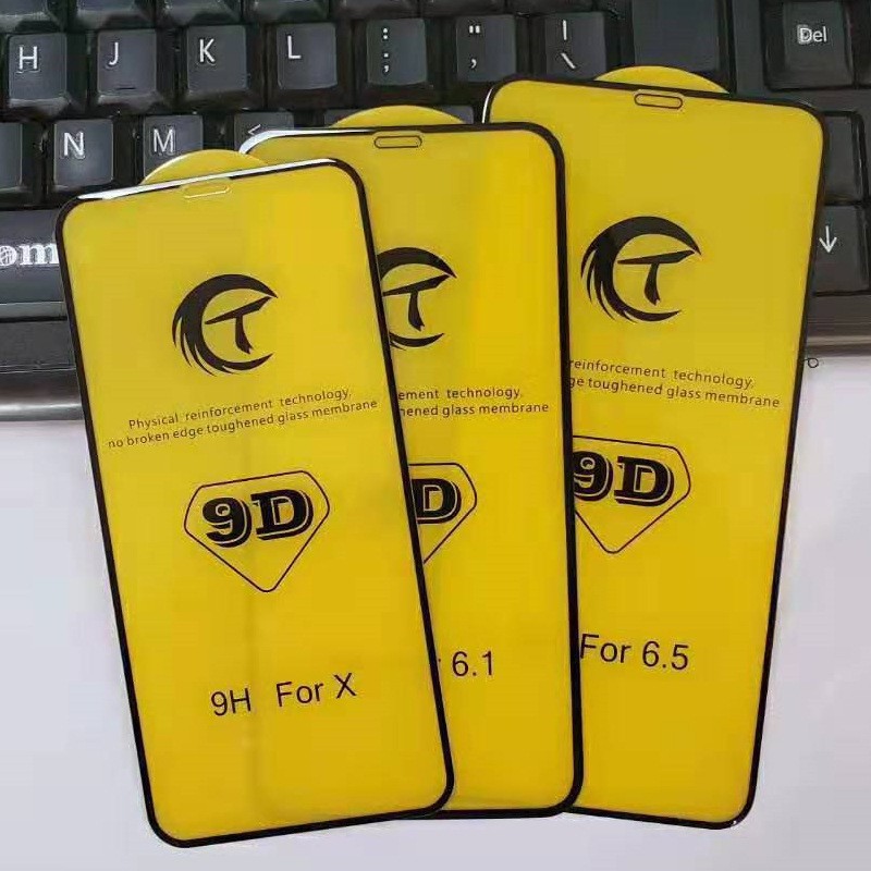 Suitable for iPhone 13 phone film 15Pro glass large arc electroplating ESD anti-static iPhone14 full-screen tempered film Specification drawing
