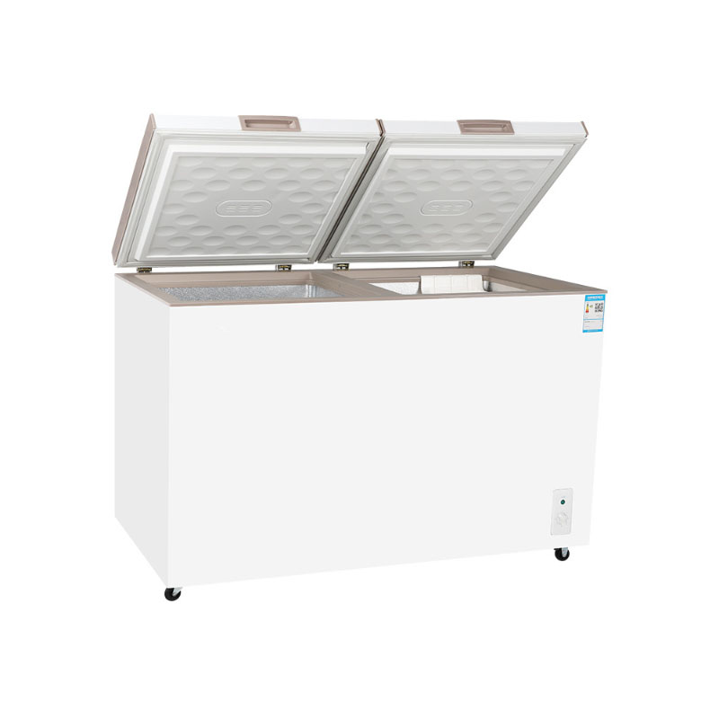 In-stock freezers, commercial freezers, double-temperature double-box horizontal refrigerators, small household refrigeration and preservation cabinets, cold cabinets Item Picture
