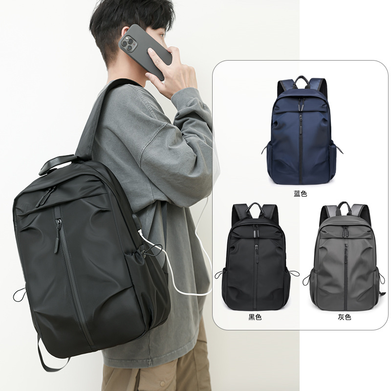Wholesale of cross-border casual backpacks, Korean-style versatile college student schoolbags, fashionable business commuting computer bags and travel bags Specification drawing