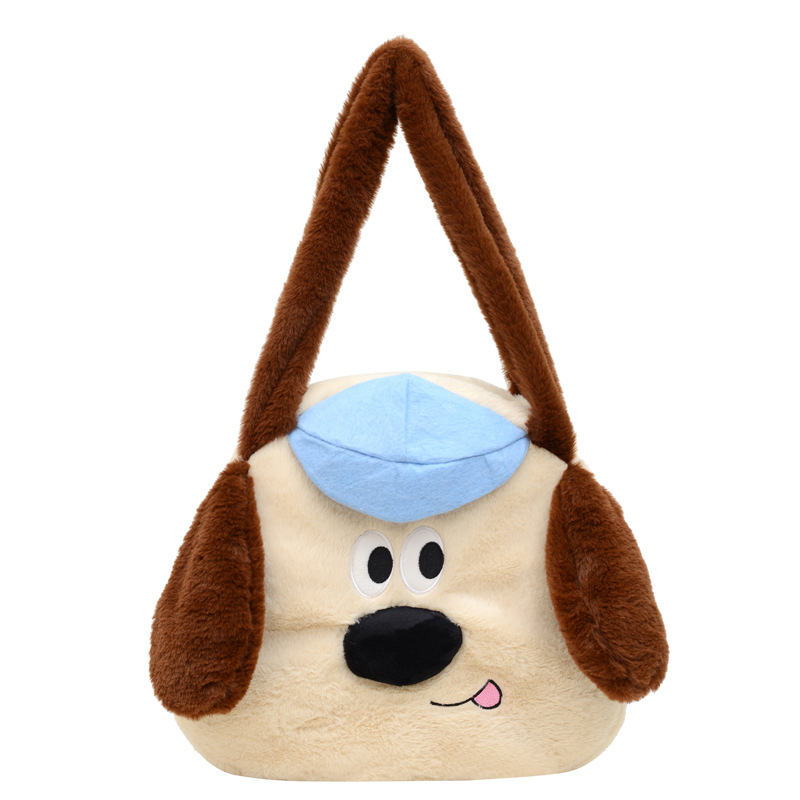 The new cartoon Boss Dog hand-held armpit bag has a large capacity and is cute and versatile. You can exchange it for a birthday gift with a claw machine doll Item Picture