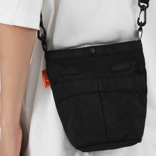 Spring and summer popular small bags for women 2025 New spring versatile crossbody bag, Korean-style bucket bag suitable for both men and women Specification drawing